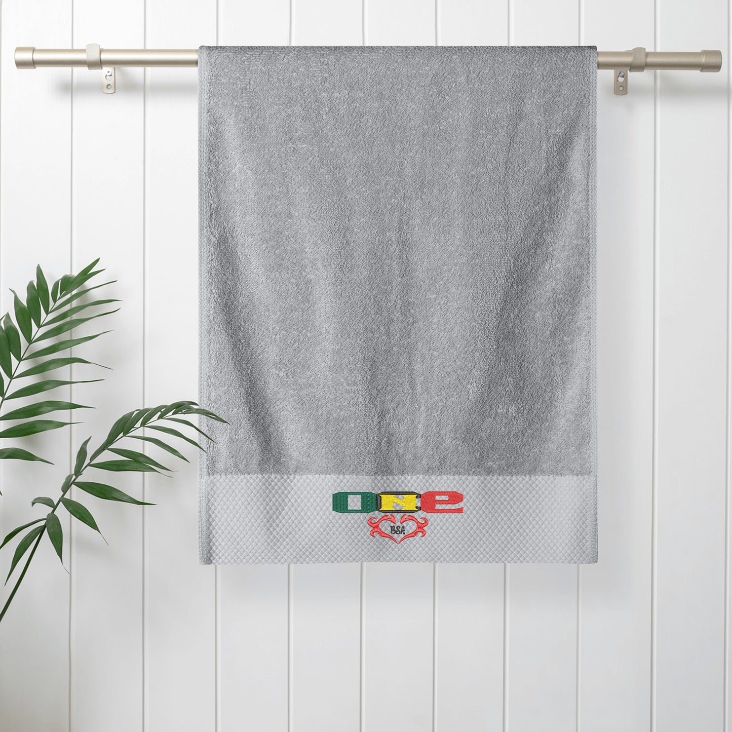 Big Ship Alliance Embroidered Long Size Towel