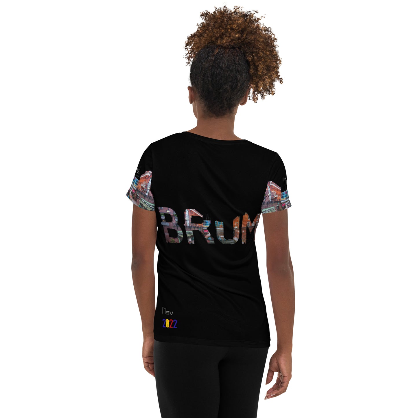 0121 It's A Brum T'ing All-Over Print Women's Athletic T-shirt