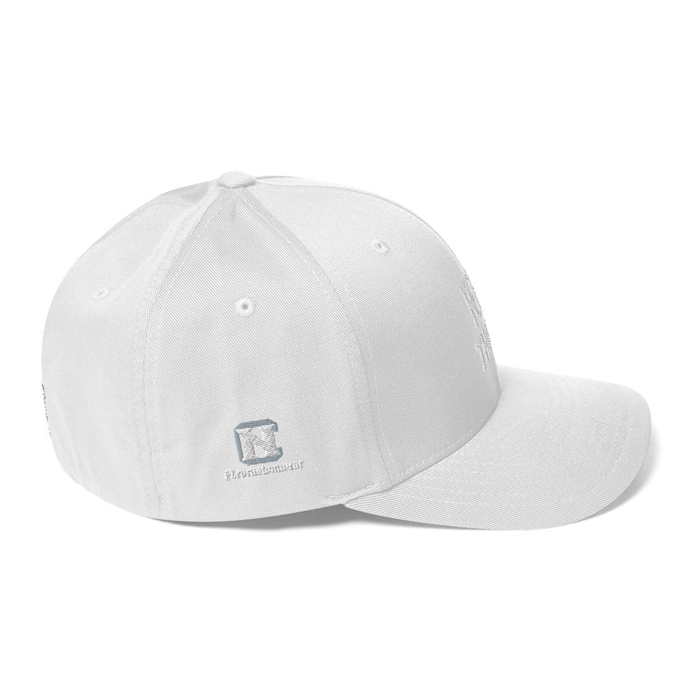 Food For Thought Structured Twill Cap - White Embroidery - Front/Back/Sides