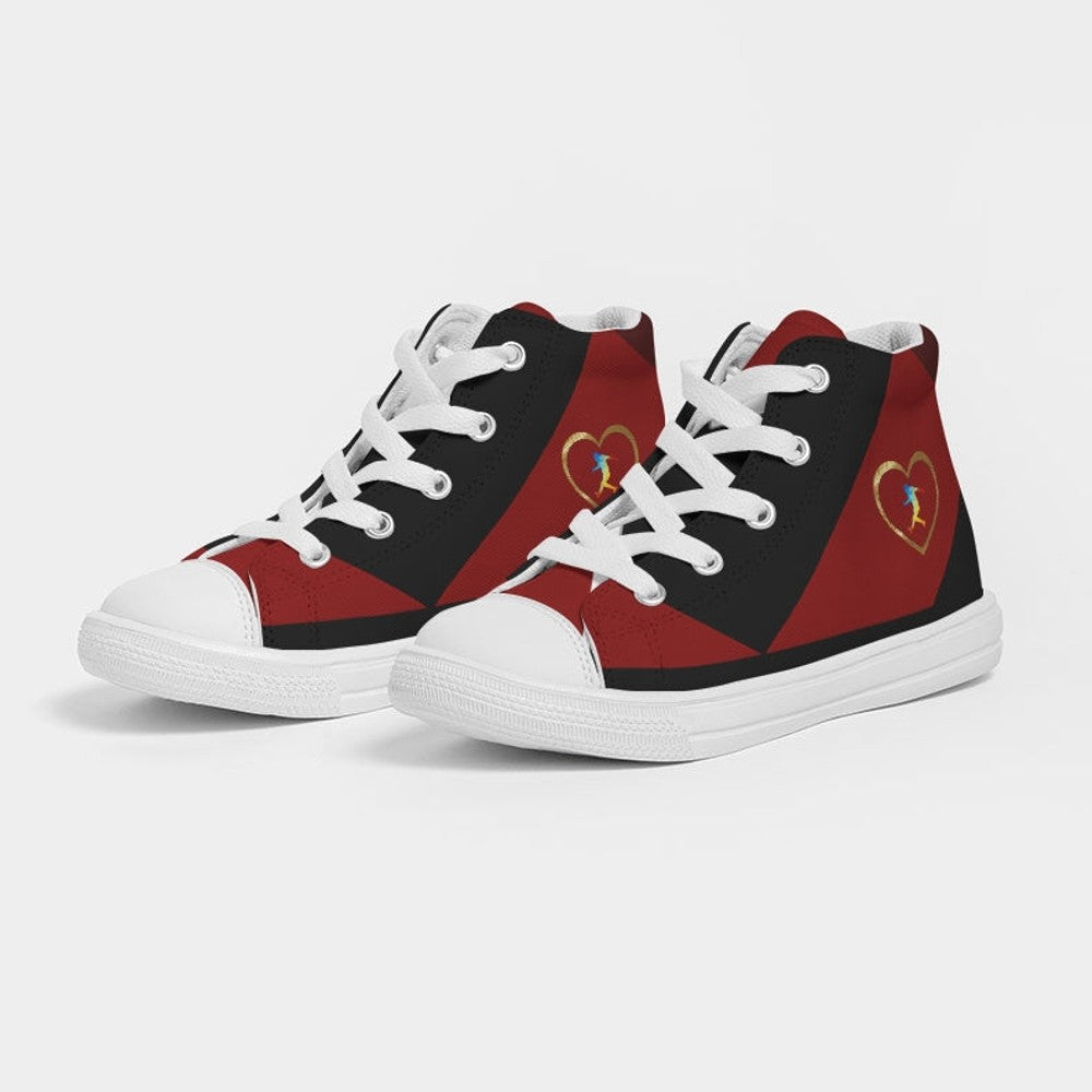 Nev - Kids High Top Canvas Shoes