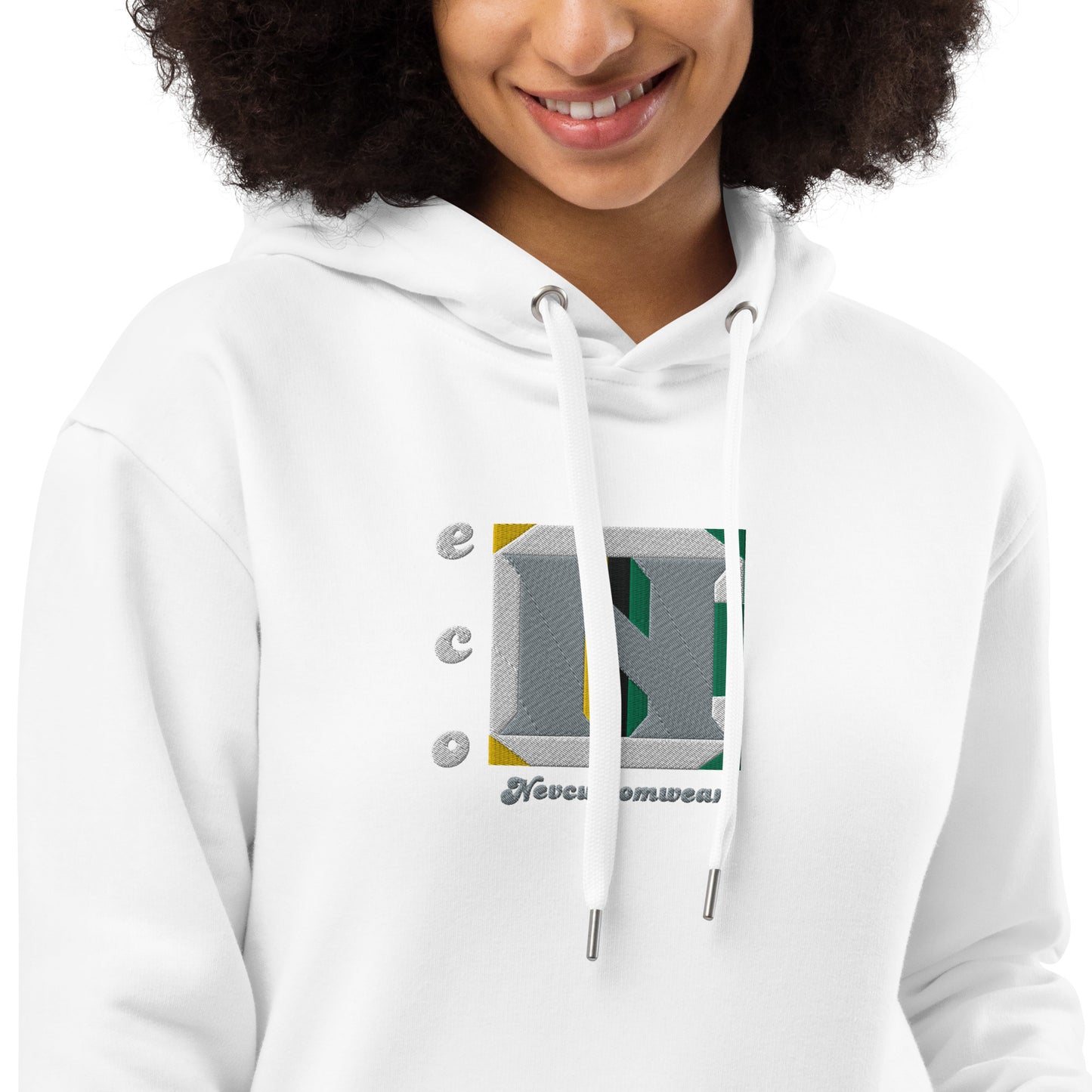 Premium Eco Unisex Hoodie With Front Embroidery